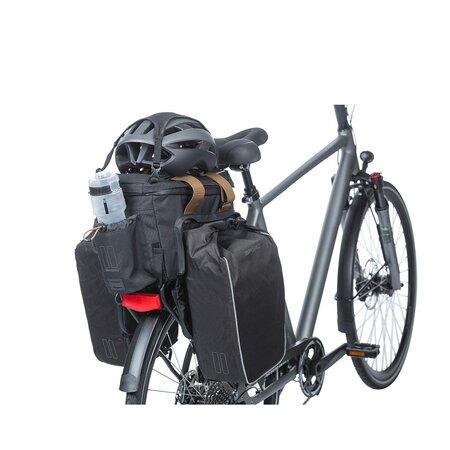Basil Miles Trunkbag XL Pro MIK 2.0 9-36L Bagagedragertas Black Brown