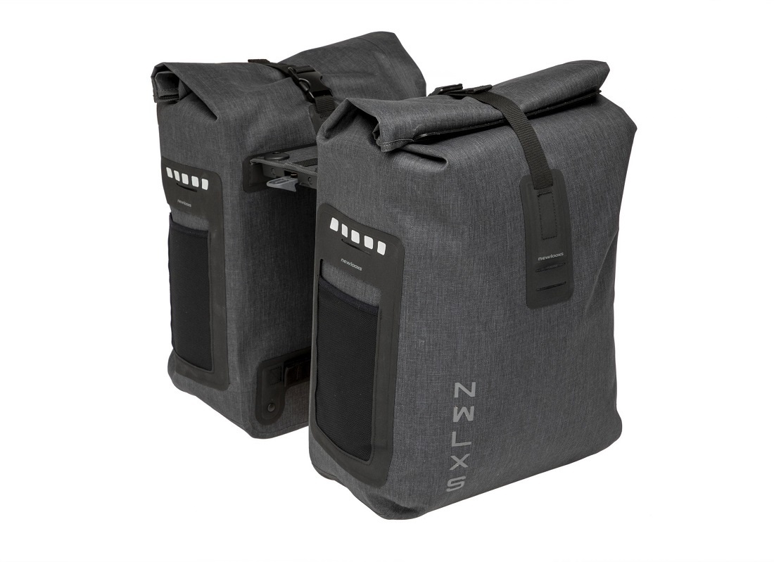 Dubbele fietstas Varo Double 40L Grey Racktime