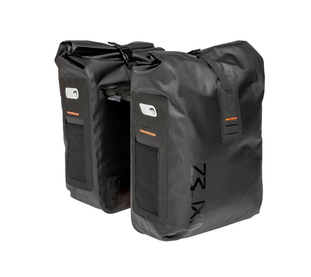 Dubbele fietstas Varo Double 40L Black Racktime