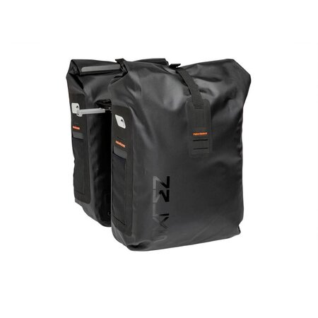 New Looxs Dubbele fietstas Varo Double 40L Black MIK - Waterdicht