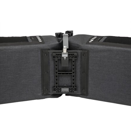 New Looxs Dubbele fietstas Varo Double 40L Black MIK - Waterdicht