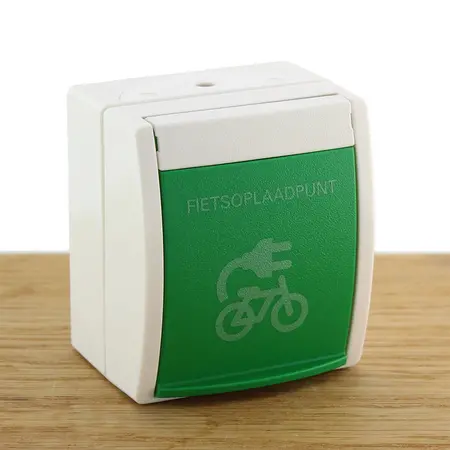 Busch-Jaeger Fietsoplaadpunt/ Wandcontactdoos - Geaard