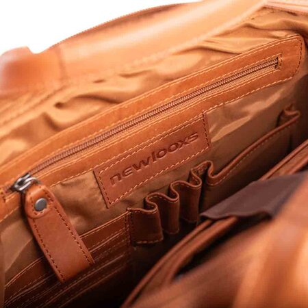 New Looxs Enkele Fietstas & Schoudertas Luko 10L Cognac