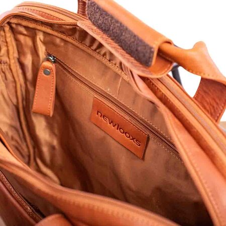 New Looxs Enkele Fietstas & Schoudertas Cali 17L Cognac