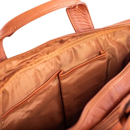 New Looxs Enkele Fietstas & Schoudertas Cali 17L Cognac