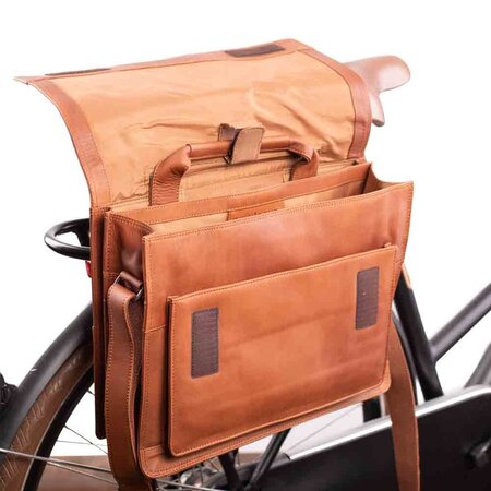 New Looxs Enkele Fietstas & Schoudertas Fellini 18L Cognac