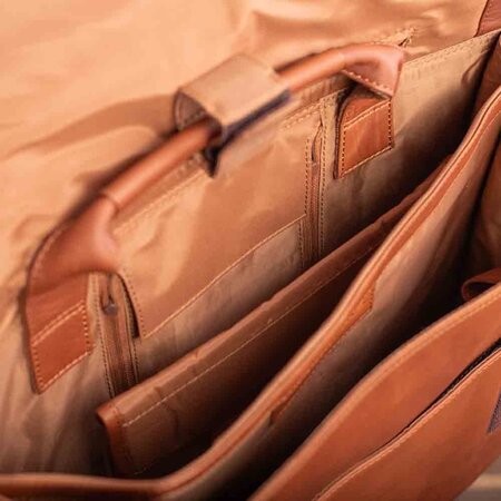 New Looxs Enkele Fietstas & Schoudertas Fellini 18L Cognac