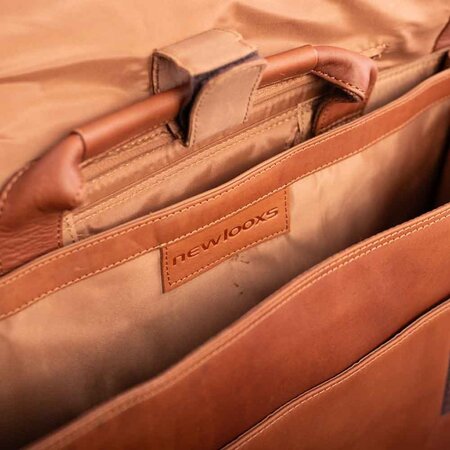 New Looxs Enkele Fietstas & Schoudertas Fellini 18L Cognac