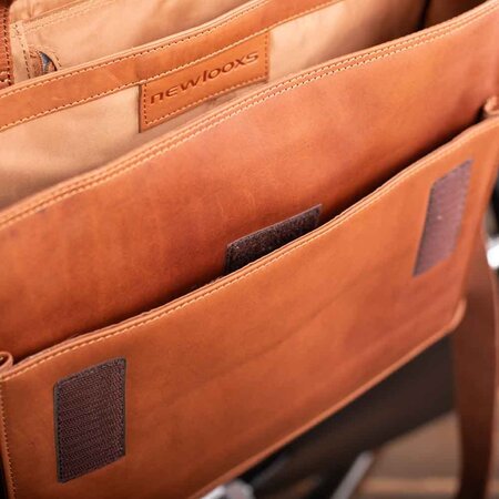 New Looxs Enkele Fietstas & Schoudertas Fellini 18L Cognac