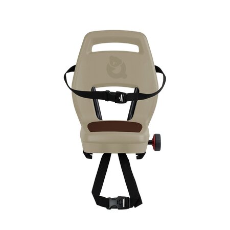 Qibbel 6+ Junior Seat compleet - Cappuccino/Bruin - Met voetsteunen