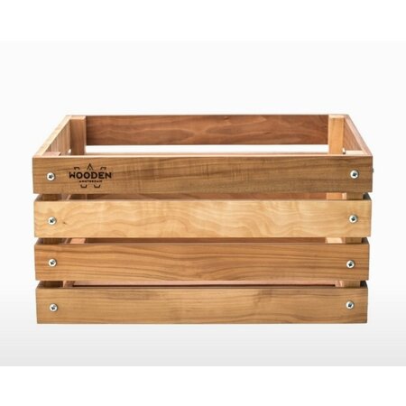 Wooden Amsterdam Houten Fietskrat L