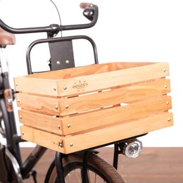 Wooden Amsterdam Houten Fietskrat L
