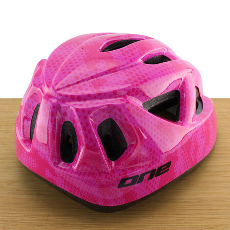 ONE Bikeparts Kinderhelm Racer Pink S/M