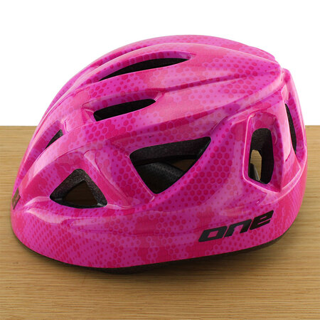 ONE Bikeparts Kinderhelm Racer Pink S/M