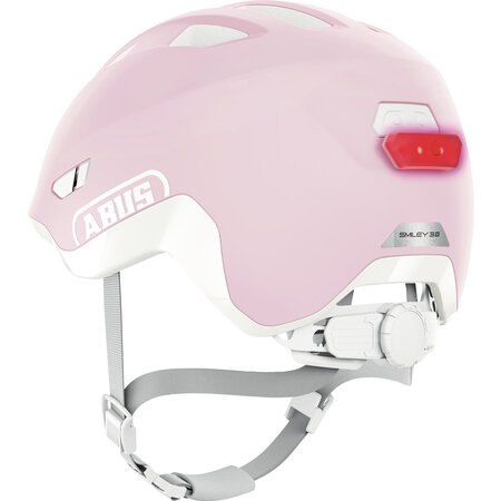 ABUS Kinderhelm Smiley 3.0 Ace Led Pure Rose S