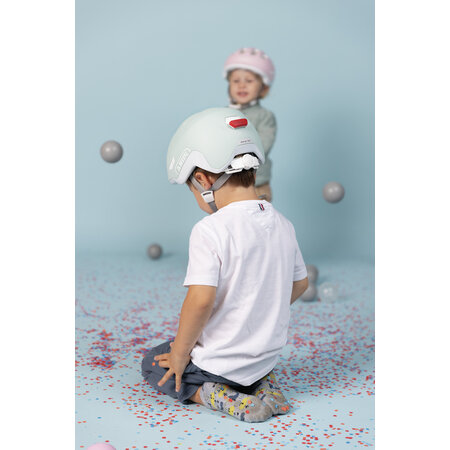 ABUS Kinderhelm Smiley 3.0 Ace Led Pure Lavender M