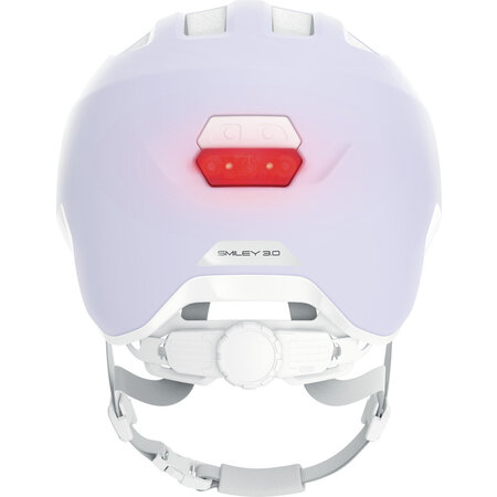 ABUS Kinderhelm Smiley 3.0 Ace Led Pure Lavender M