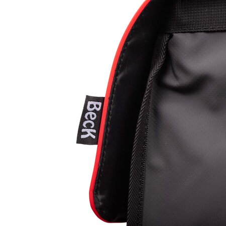 Beck Dubbele fietstas Organic Rode Bies 42L