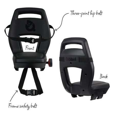 Qibbel Junior 6+ Seat Basic Longtail Black