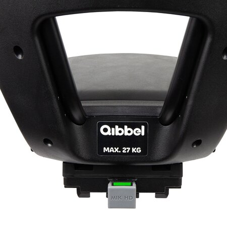 Qibbel 6+ Junior Seat MIK-HD compleet  -Black - met voetsteunen