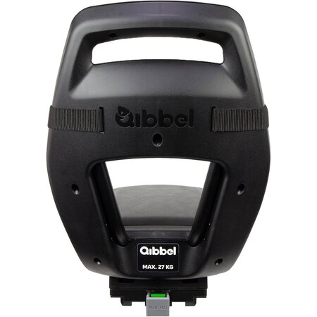 Qibbel 6+ Junior Seat MIK-HD compleet  -Black - met voetsteunen
