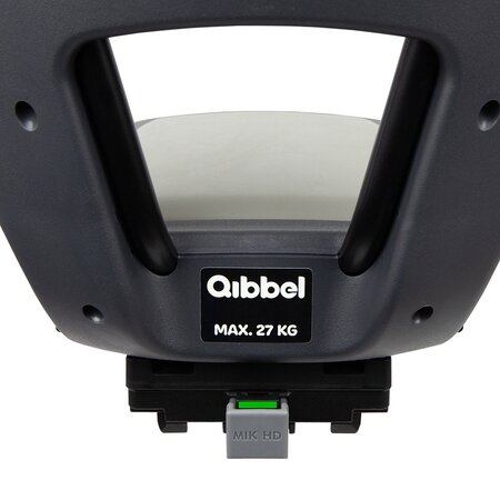 Qibbel 6+ Junior Seat MIK-HD compleet  -Grey - met voetsteunen