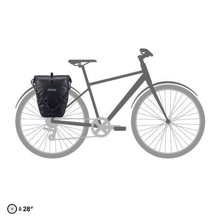 Ortlieb Enkele Fietstas Back-Roller Free QL 3.1 Black - 20L