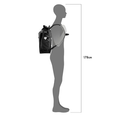 Ortlieb Enkele Fietstas en Rugtas Vario QL 3.1 Black - 26L