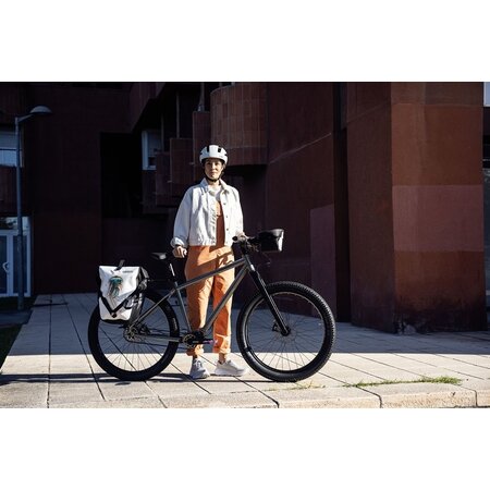 Ortlieb Enkele Fietstas Back-Roller Design Jellyfish QL 2.1 White/Black 20L