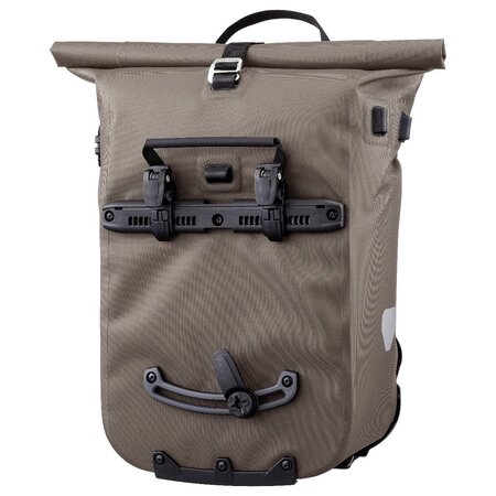 Ortlieb Enkele Fietstas en Rugtas Vario QL 2.1 Dark Sand - 20L