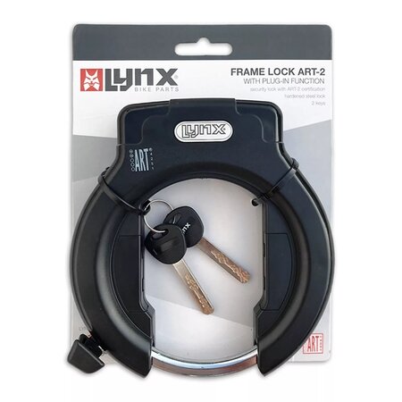 Lynx Ringslot Lazo 74 mm Zwart ART-2 - Met plug-in functie