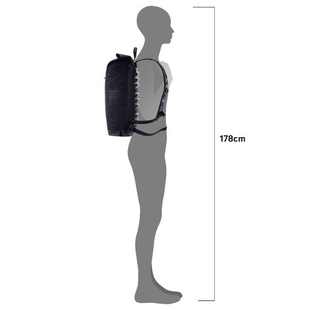 Ortlieb Commuter Daypack High Visibility Black 21L