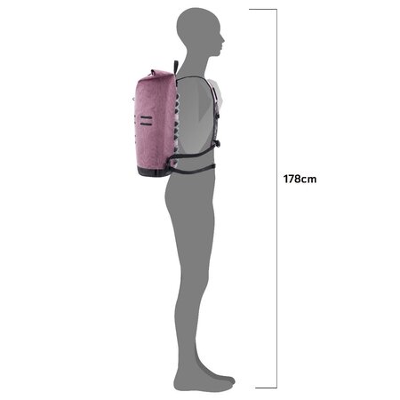 Ortlieb Commuter Daypack Urban Ash Rose 21L