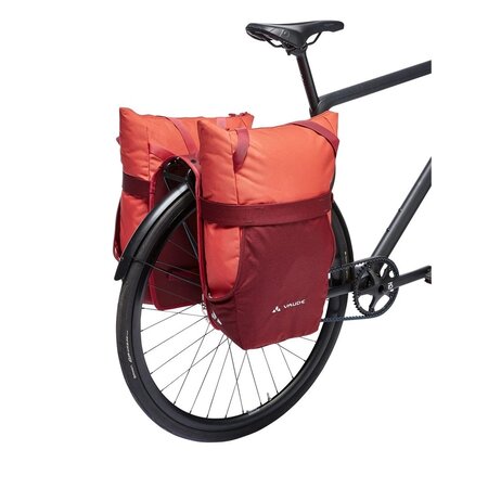 Vaude Dubbele fietstas Twinshopper 44L Hot Chili