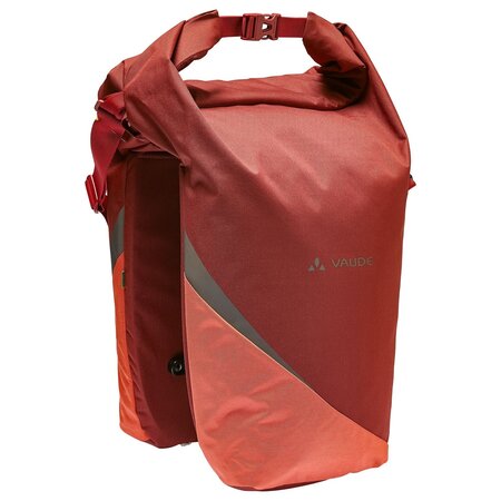 Vaude Dubbele fietstas Road Master Urban 38L Dark Cherry