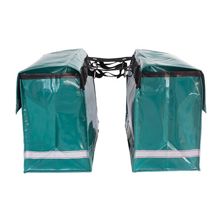 Beck Dubbele fietstas Nostalgic 52L Green