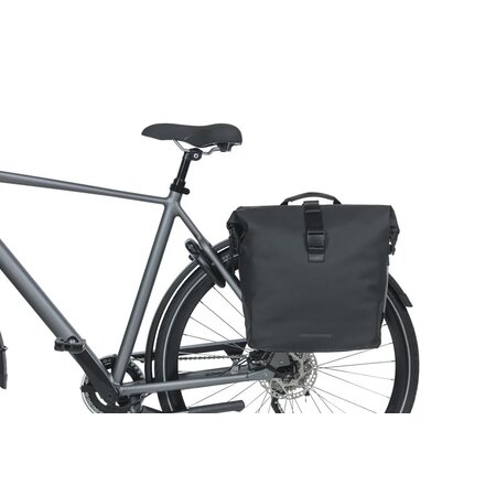 Basil Dubbele Fietstas SoHo Nordlicht MIK 2.0 - 41L Zwart