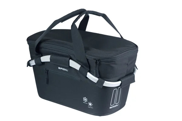 Fietsmand Classic Carry All Iso Rear Basket MIK 2.0 Black 22L