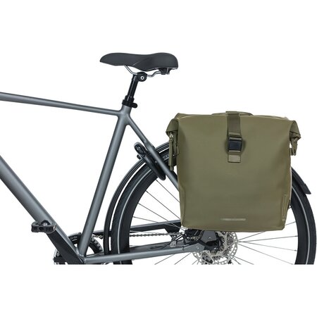 Basil Dubbele Fietstas SoHo Nordlicht MIK 2.0 - 41L Mosgroen