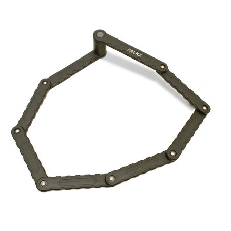 Falkx Vouwslot Unfold 95cm Zwart - Met framehouder