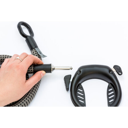 Tex-Lock Insteekslot Mate Electric Grey - Textielslot