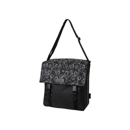 FastRider Enkele fietstas Shopper Livia Trend Zwart 17L