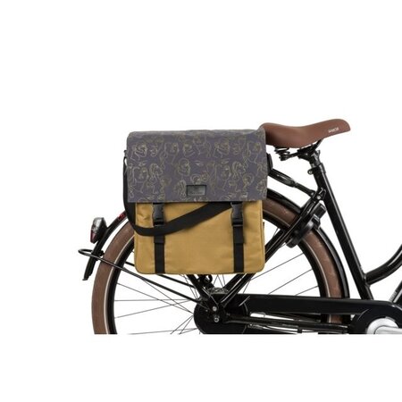 FastRider Enkele fietstas Shopper Livia Trend Olijfgroen 17L