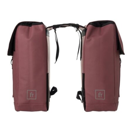 FastRider Dubbele fietstas Jaxx II 28L Mahogany Brown