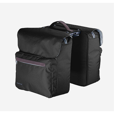 Racktime Dubbele fietstas Ture Carbon Black