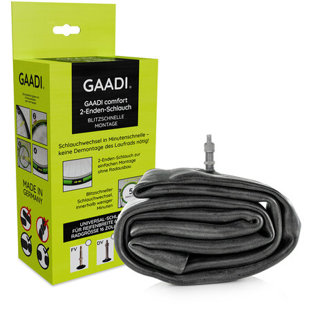 Gaadi Open Binnenband Comfort 16-29" DV 37-57 mm