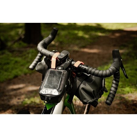 ONE Bikeparts Bovenbuistas 50 Zwart - 0,7L met smartphone venster