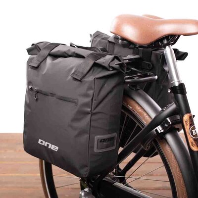 ONE Bikeparts Enkele fietstas RC. Bag 30 met AVS -Set van twee tassen