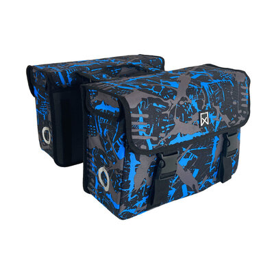Willex Dubbele fietstas 34L ICE