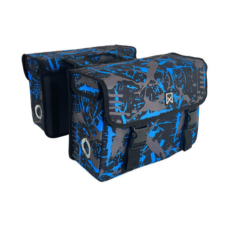 Willex Dubbele fietstas 34L ICE